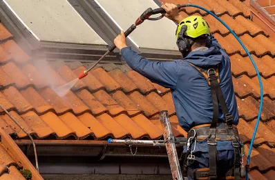 Démoussage et hydrofuge de toiture à Haution